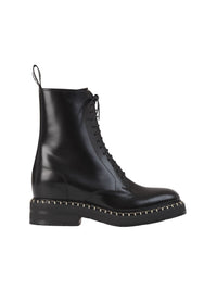 BASEPLUS_Black ANKLE BOOTS - Black