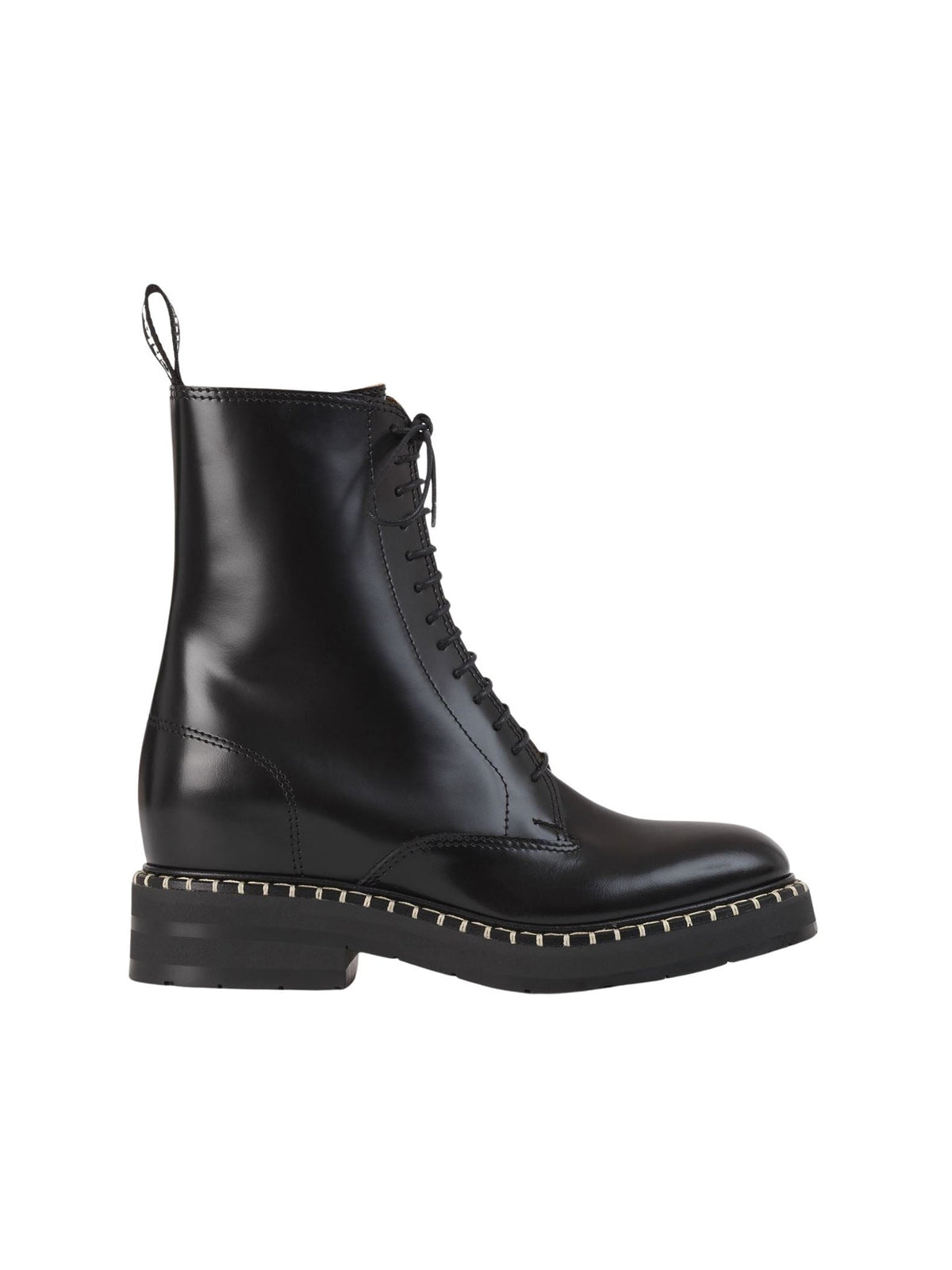 BASEPLUS_Black ANKLE BOOTS - Black