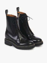 BASEPLUS_Black ANKLE BOOTS - Black