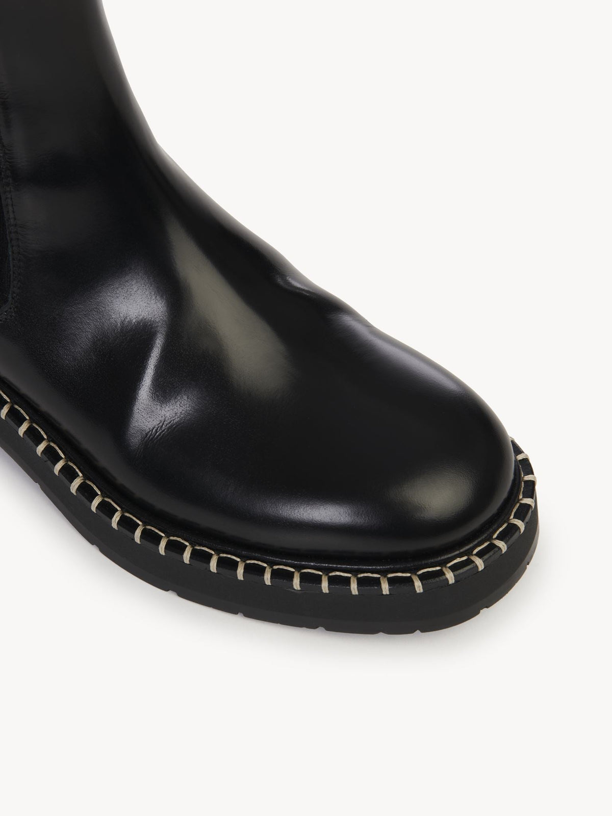 BASEPLUS_Black ANKLE BOOTS - Black