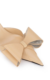 Le Cadeau 65 leather slingback - Nude