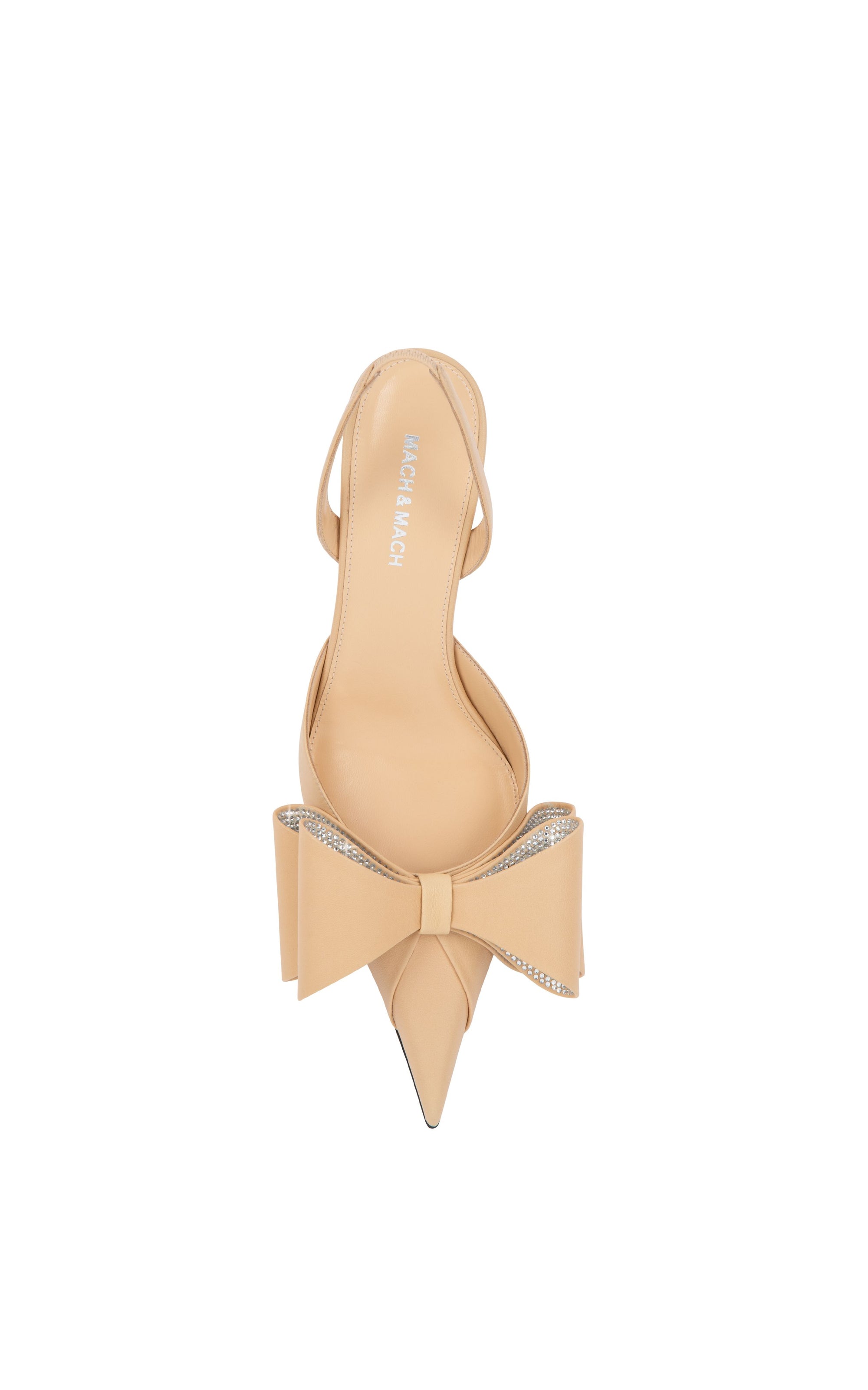 Le Cadeau 65 leather slingback - Nude