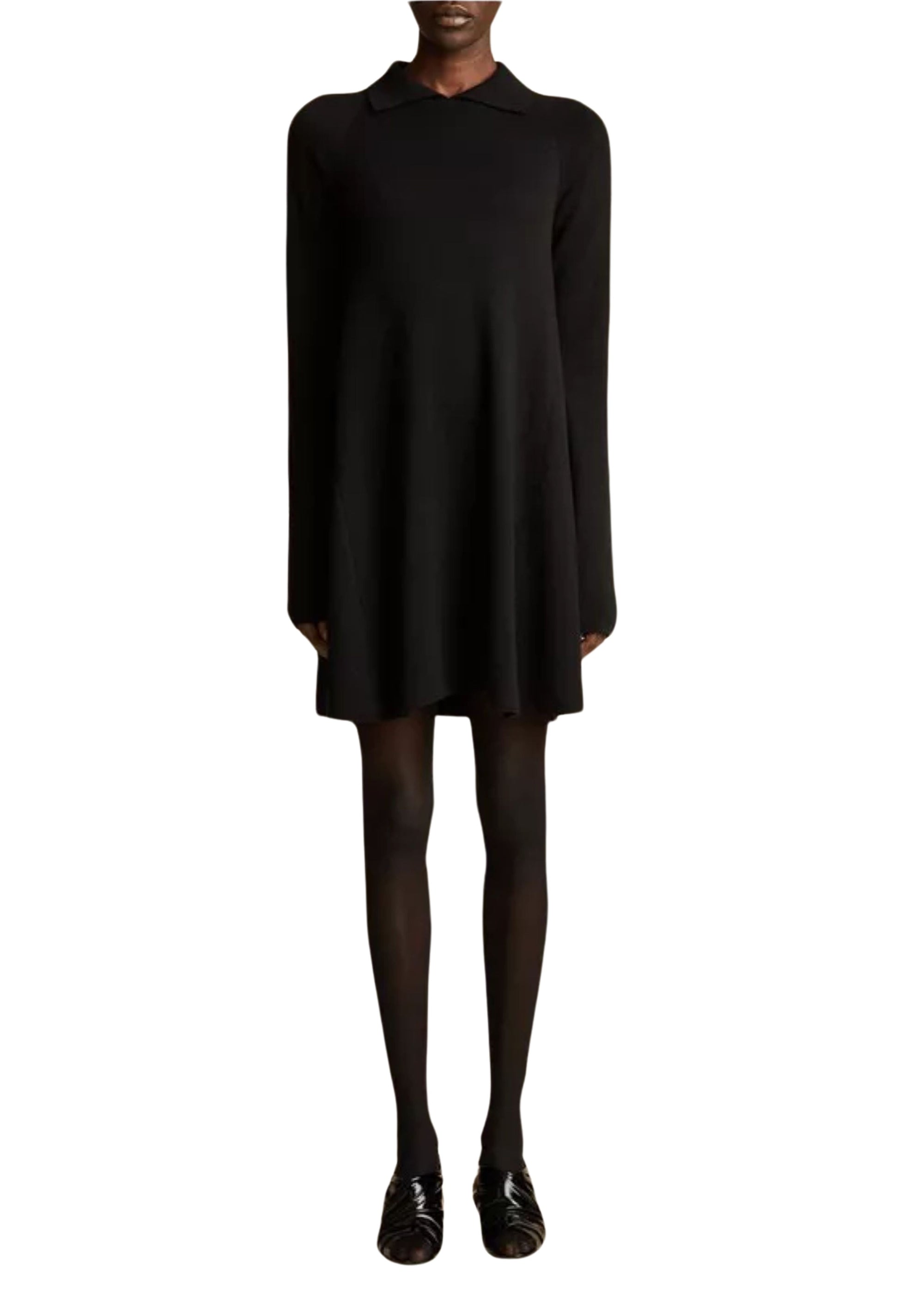 Robe Emory en laine - Black