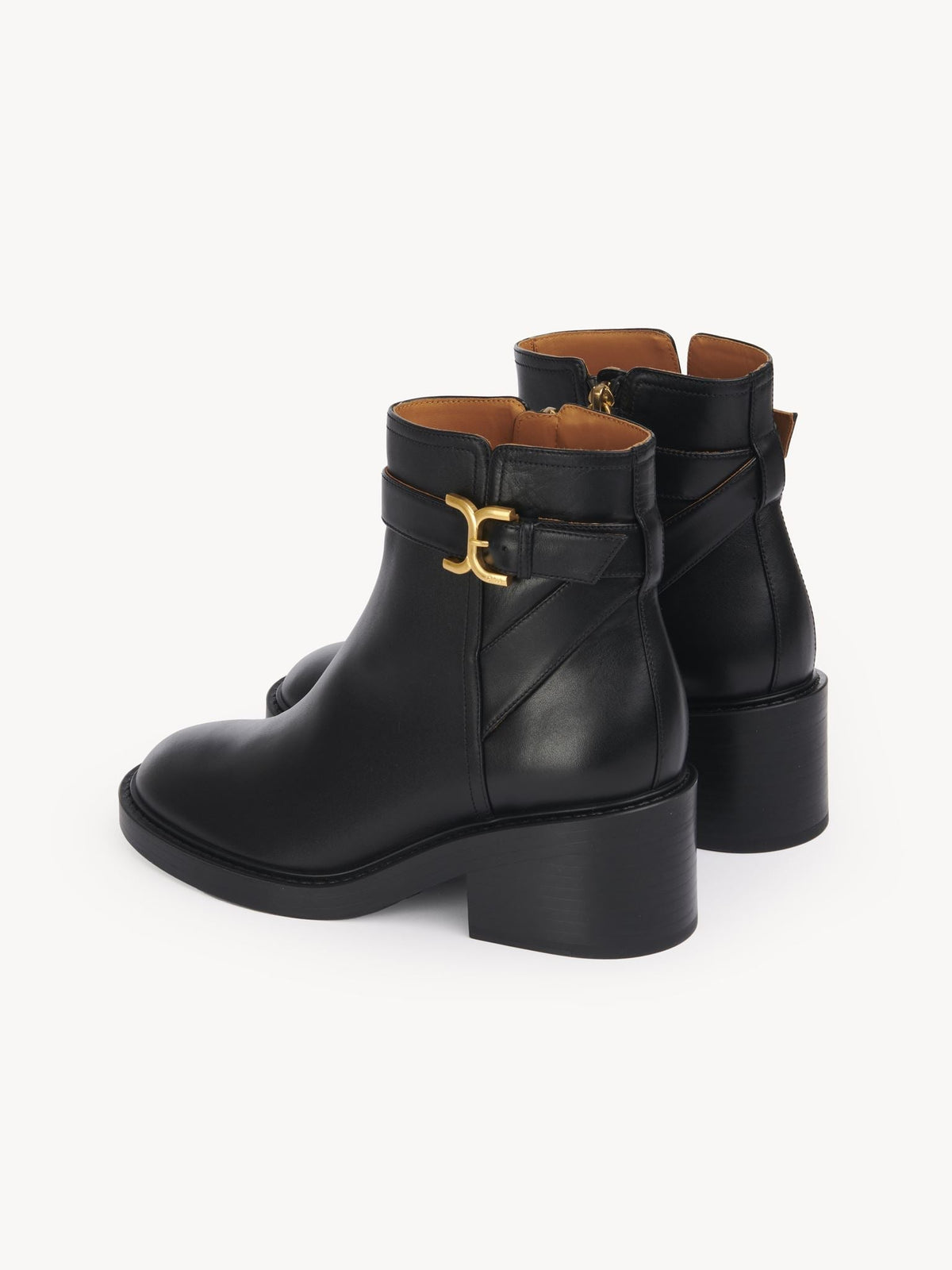 BASEPLUS_Black ANKLE BOOTS - Black
