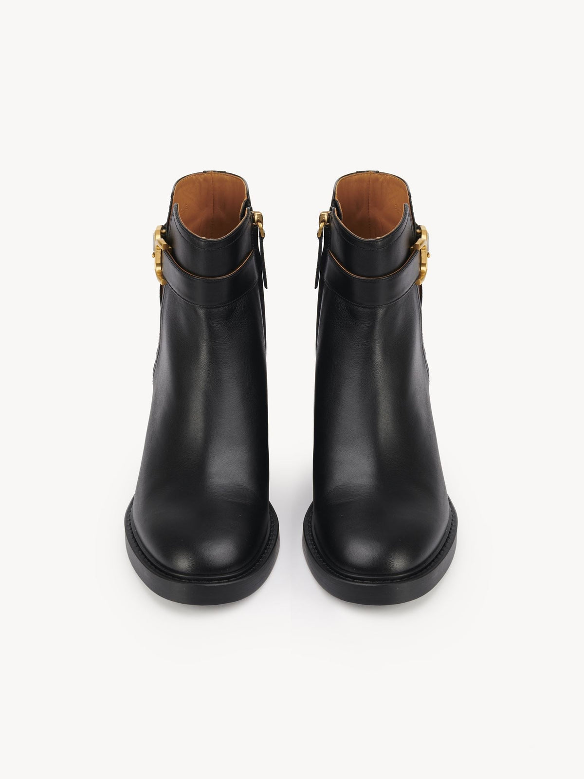BASEPLUS_Black ANKLE BOOTS - Black