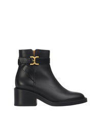 BASEPLUS_Black ANKLE BOOTS - Black