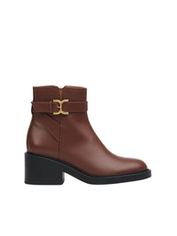 BASEPLUS_Tan ANKLE BOOTS - Tan