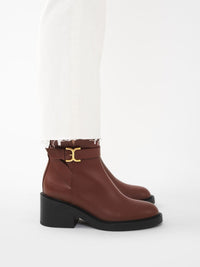 BASEPLUS_Tan ANKLE BOOTS - Tan