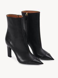 BASEPLUS_Black ANKLE BOOTS - Black