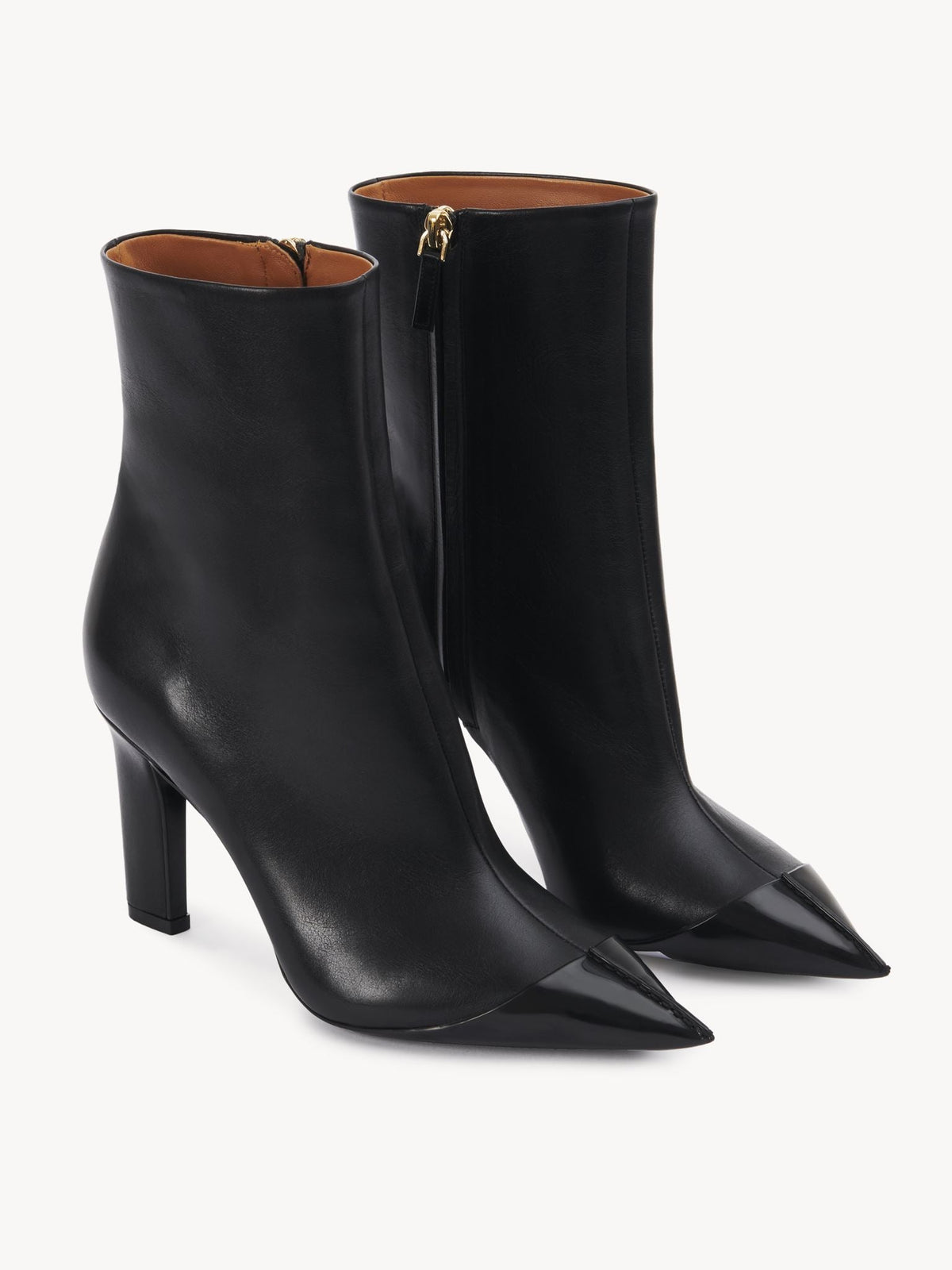 BASEPLUS_Black ANKLE BOOTS - Black
