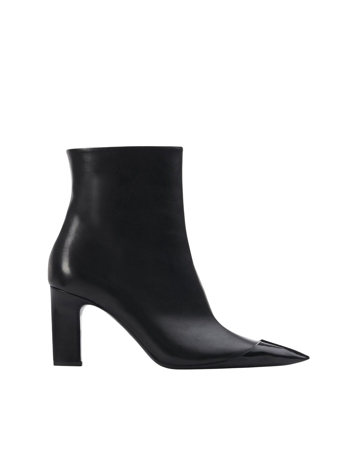 BASEPLUS_Black ANKLE BOOTS - Black