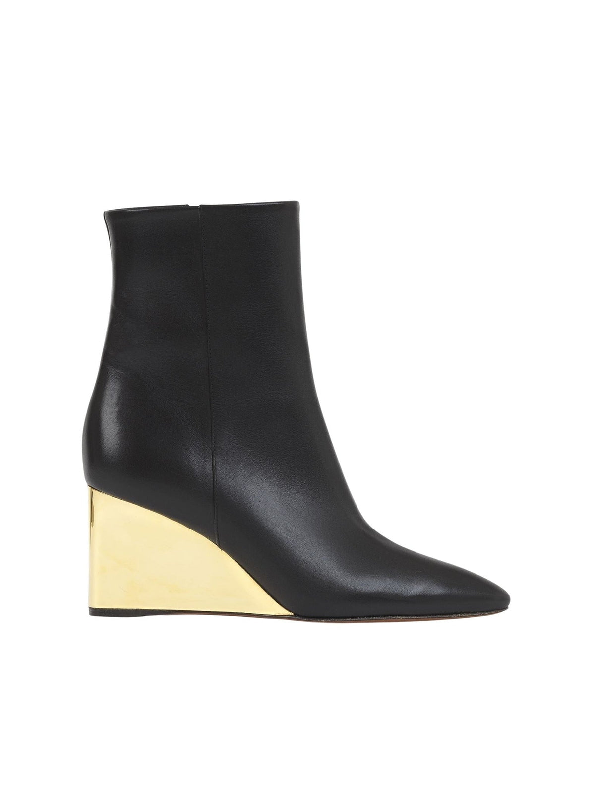 BASEPLUS_Black ANKLE BOOTS - Black