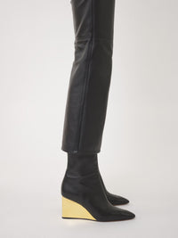BASEPLUS_Black ANKLE BOOTS - Black