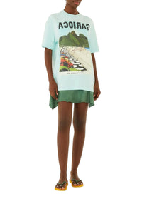T-shirt Landscape Carioca - Bleu