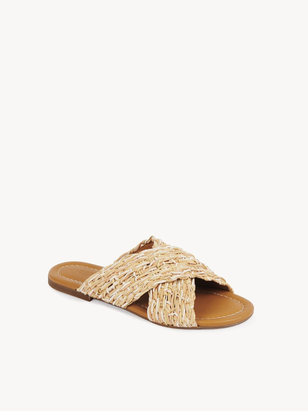 Beige FLAT SANDALS - Beige