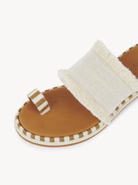 BASEPLUS_Corda FLAT SANDALS - Corda