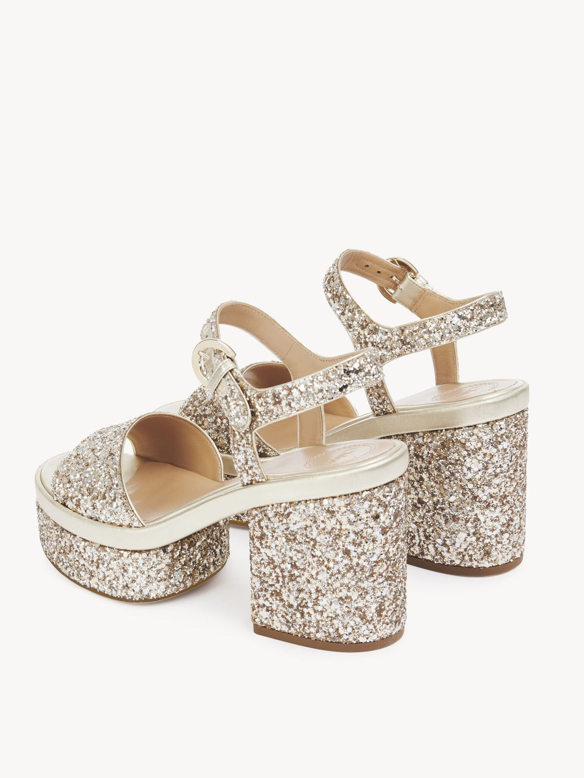Glittery Beige SANDALS - Glittery Beige