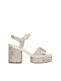 Glittery Beige SANDALS - Glittery Beige