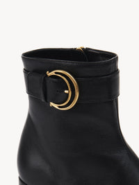 BASEPLUS_Black ANKLE BOOTS - Black