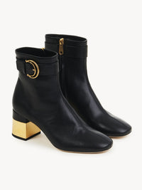 BASEPLUS_Black ANKLE BOOTS - Black