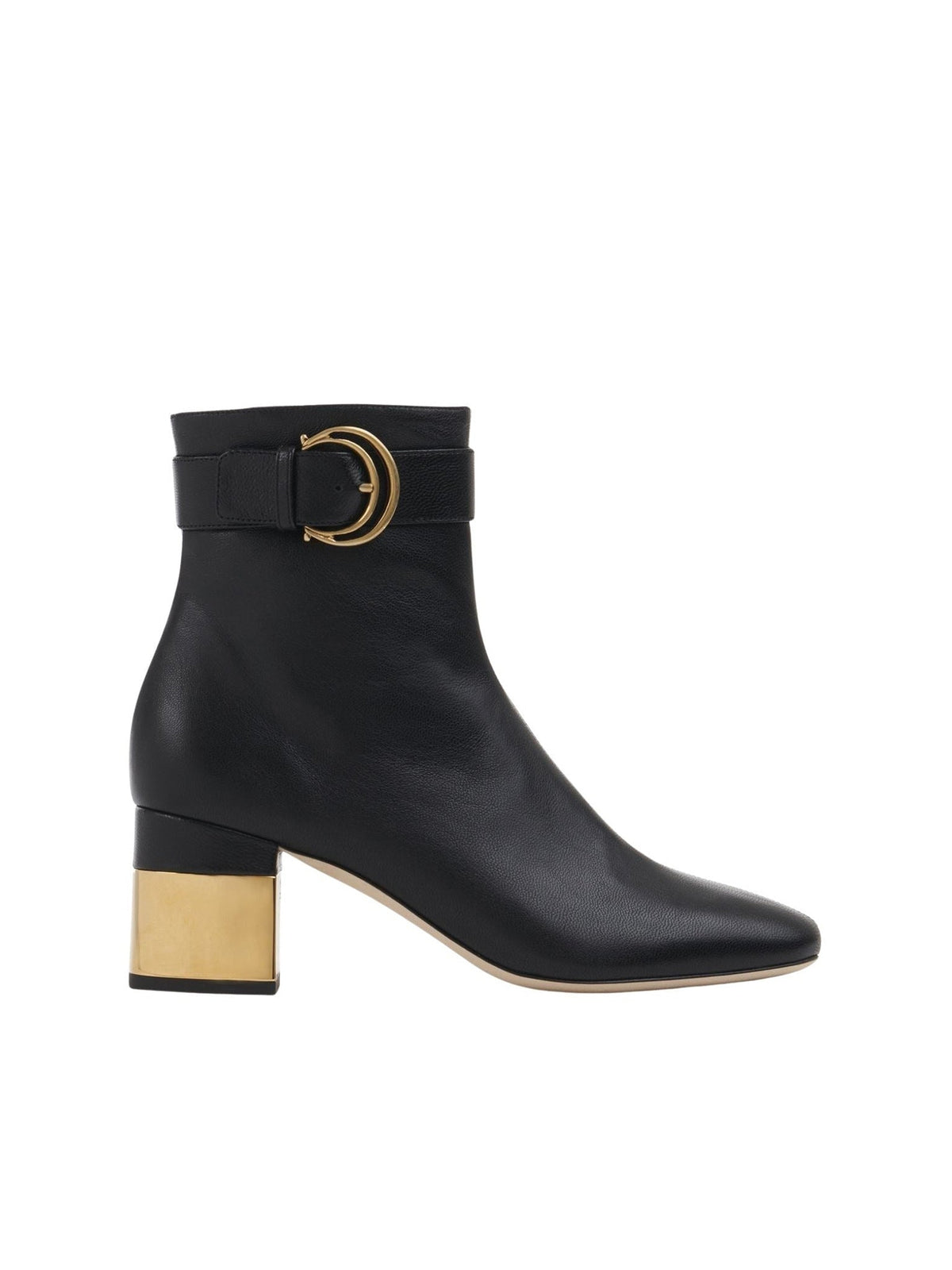 BASEPLUS_Black ANKLE BOOTS - Black
