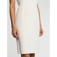 Jupe crayon taille haute - Beige