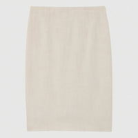 Jupe crayon taille haute - Beige
