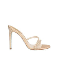 Sandales à talons Irina 105 à strass en satin - Oro & Honey