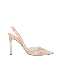 Slingbacks Olivia 105 à strass en satin - Nude & Silk
