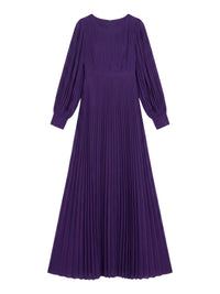 Robe à manches papillon - Raisin