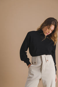 ZNOSTOCK_ECRU PANTS BUISSON - Ecru