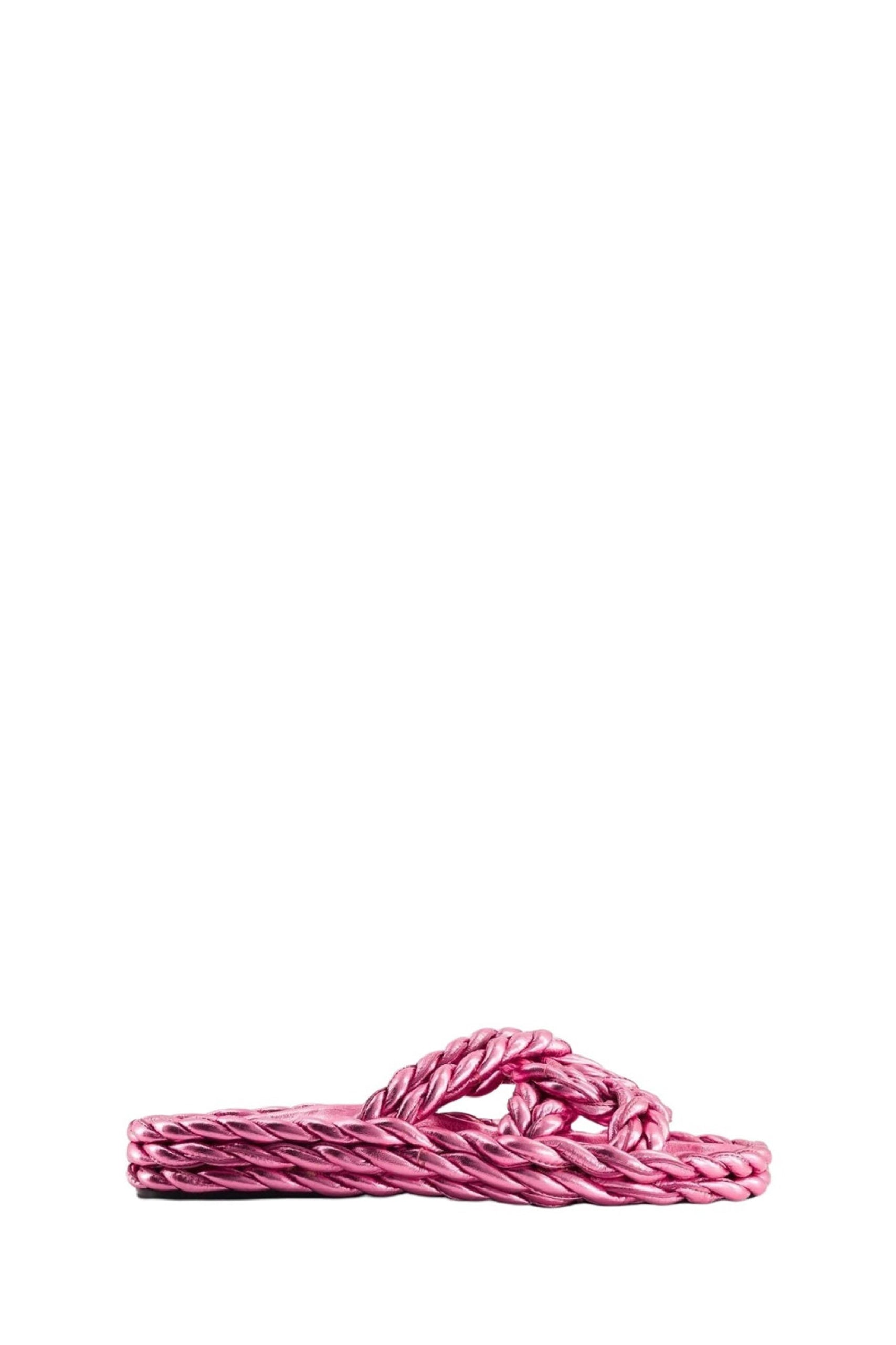 Sandales Milan Beach en cuir - Pink