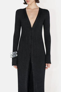 Metallic Rhea Dress - Black
