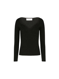 HAUT À COL ROULÉ EN LUREX - Noir
