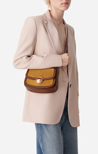 Petit sac à rabat Romy en cuir - Noisette & Caramel