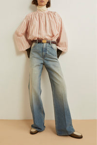 Jean wide leg Enca foncé - Blue