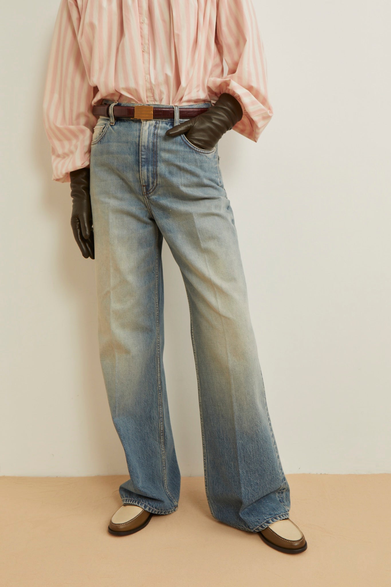 Jean wide leg Enca foncé - Blue