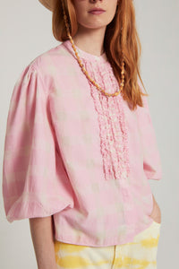 ZNOSTOCK_BLUE SHIRT MAGUETTE - Blue