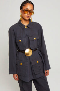 ZNOSTOCK_GREY JACKET BARBOT - Grey