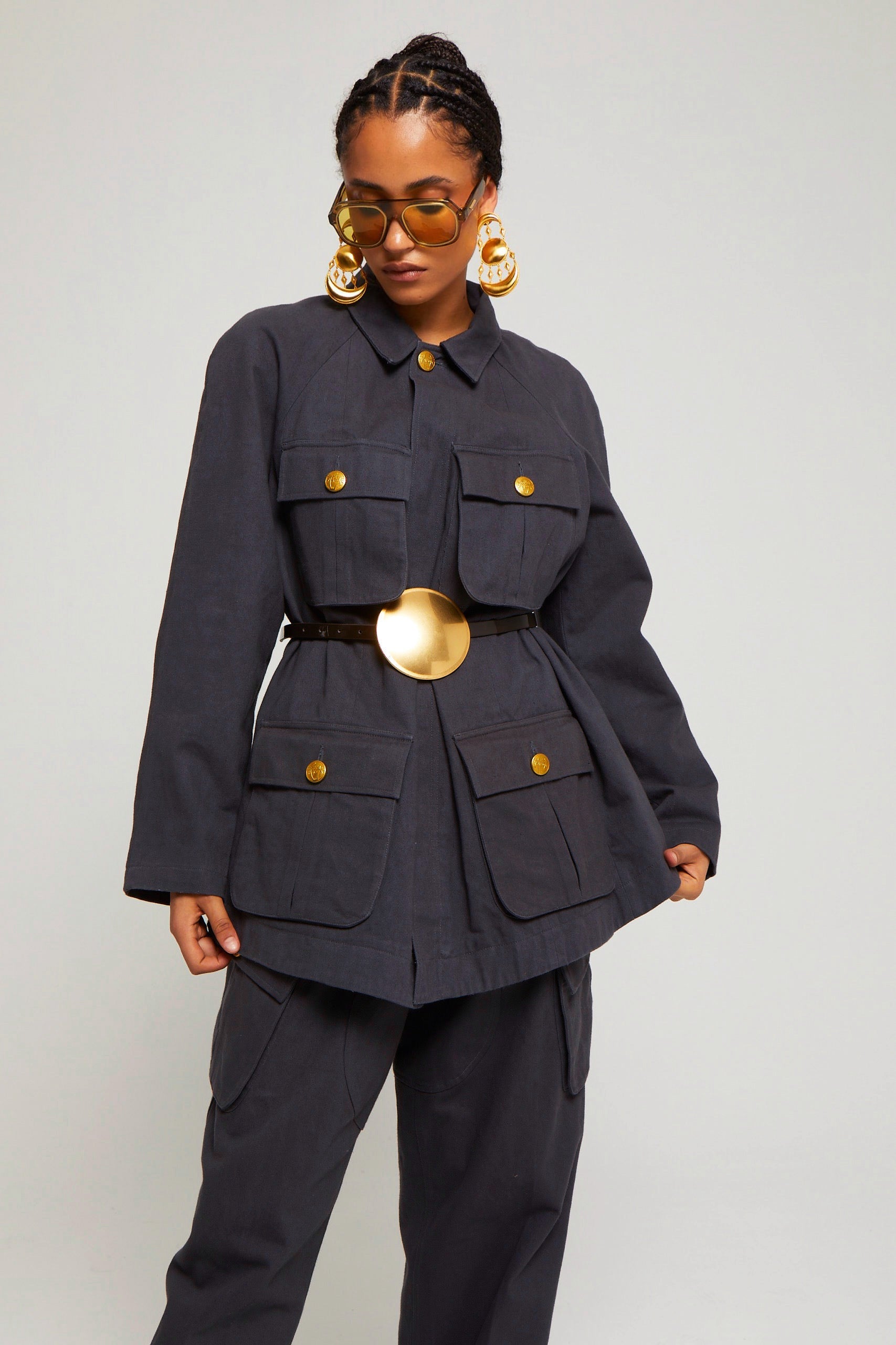 ZNOSTOCK_GREY JACKET BARBOT - Grey