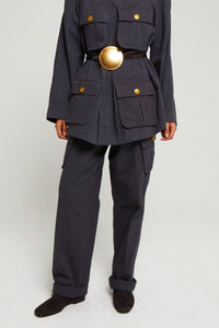 Pantalon Bomb coupe cargo - Grey