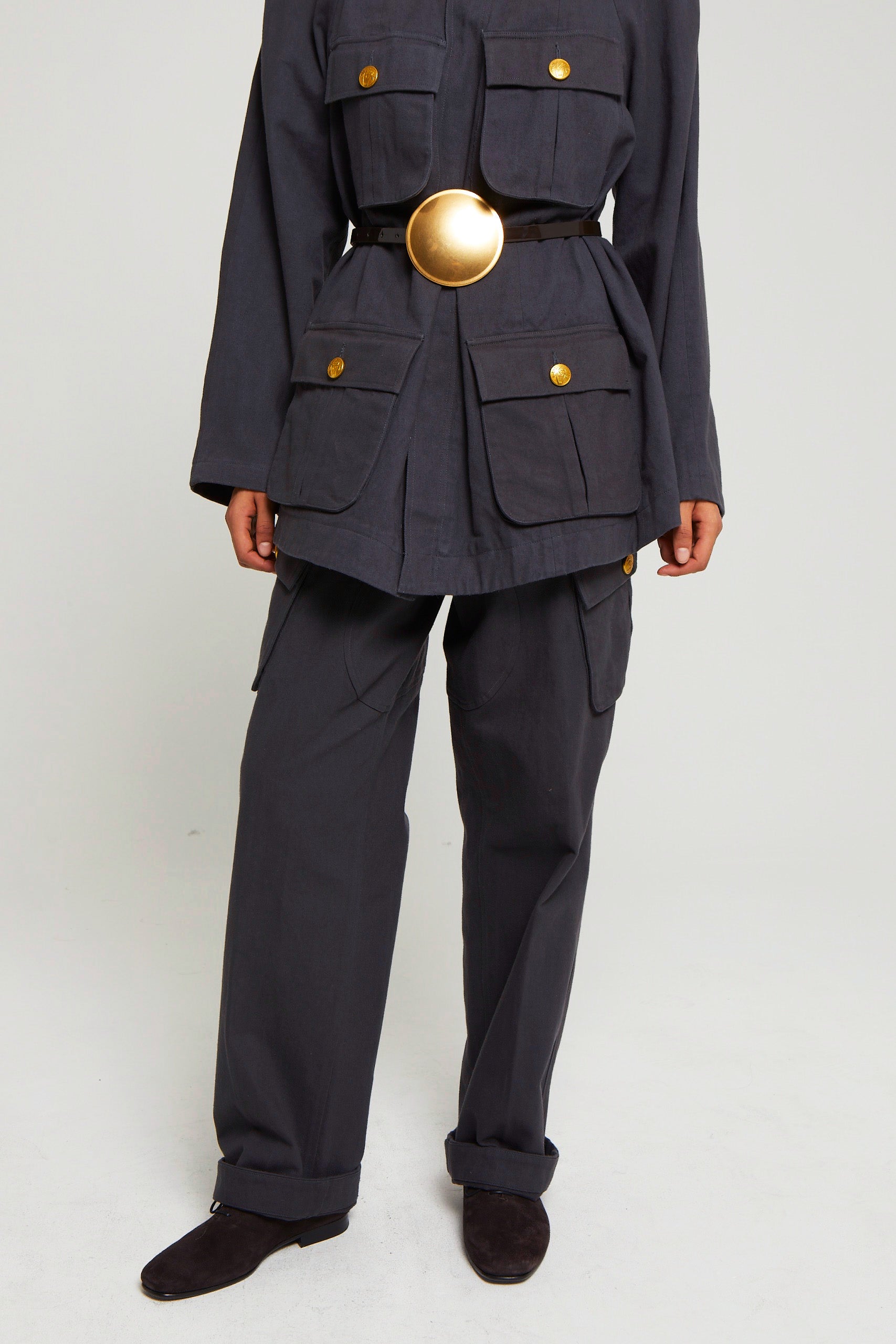 Pantalon Bomb coupe cargo - Grey