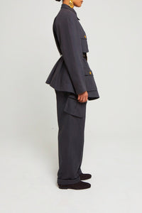 Pantalon Bomb coupe cargo - Grey