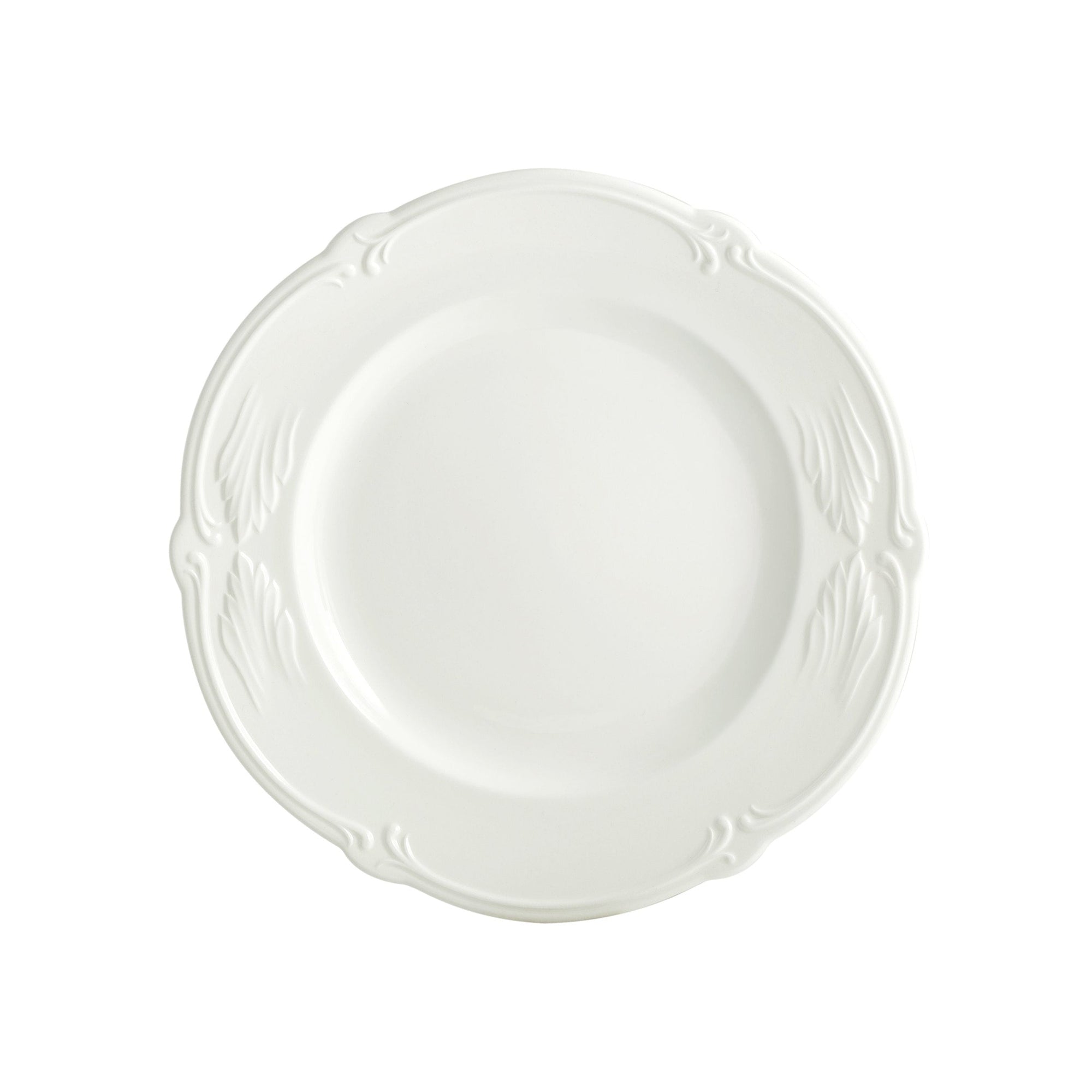 Set de 4 Assiettes à dessert Rocaille - Blanc