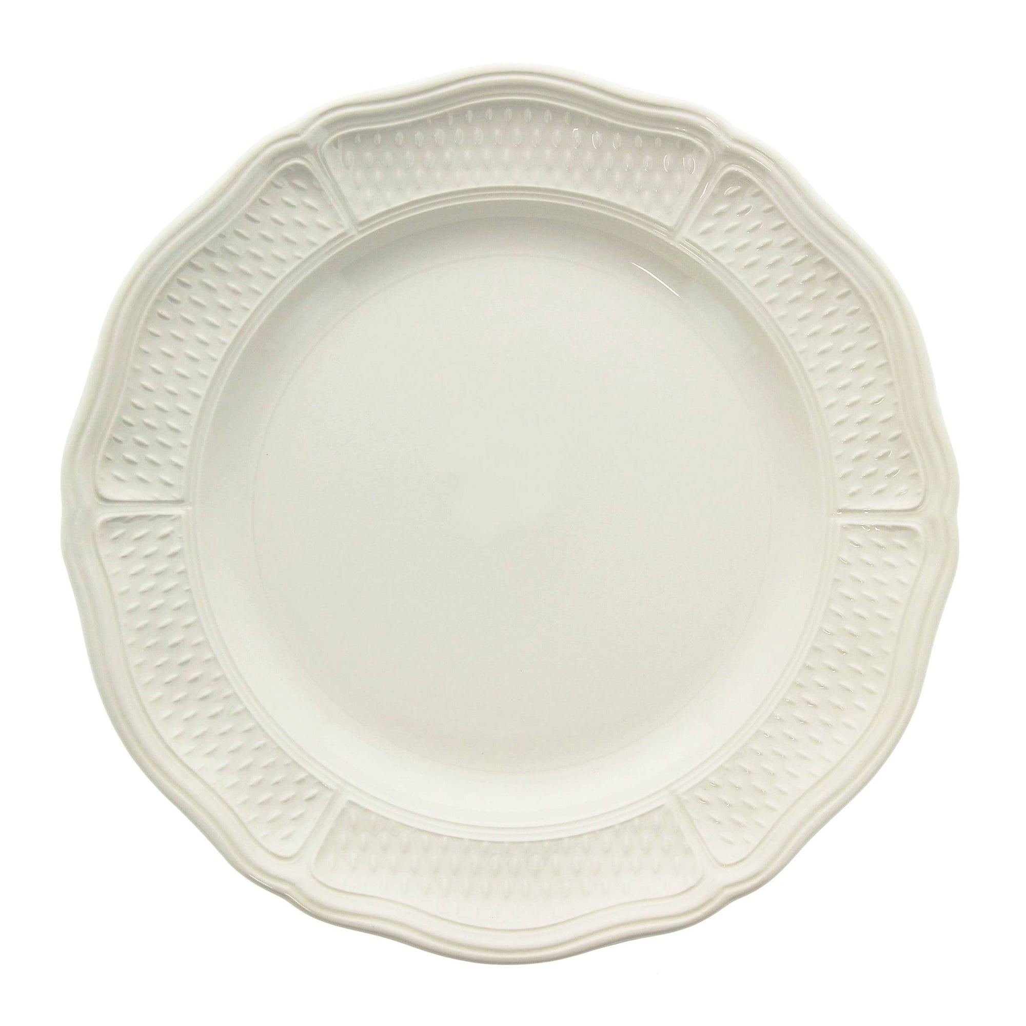 Set de 4 Assiettes plates extra Pont Choux - Blanc