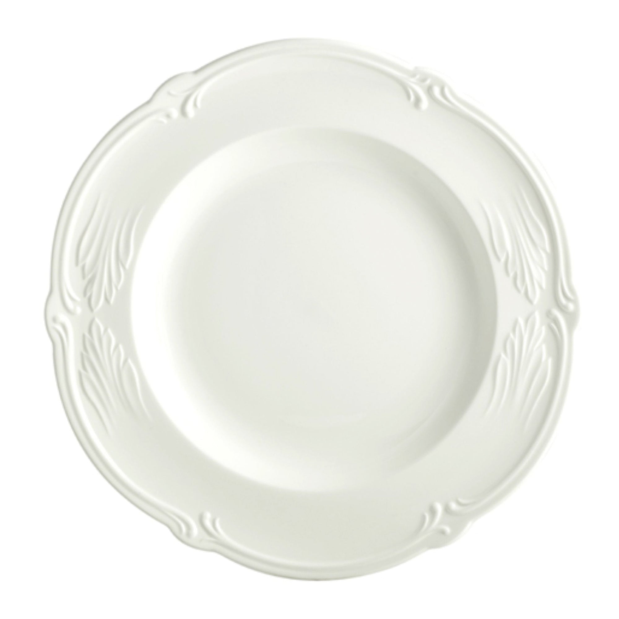 Plat creux Rocaille - Blanc
