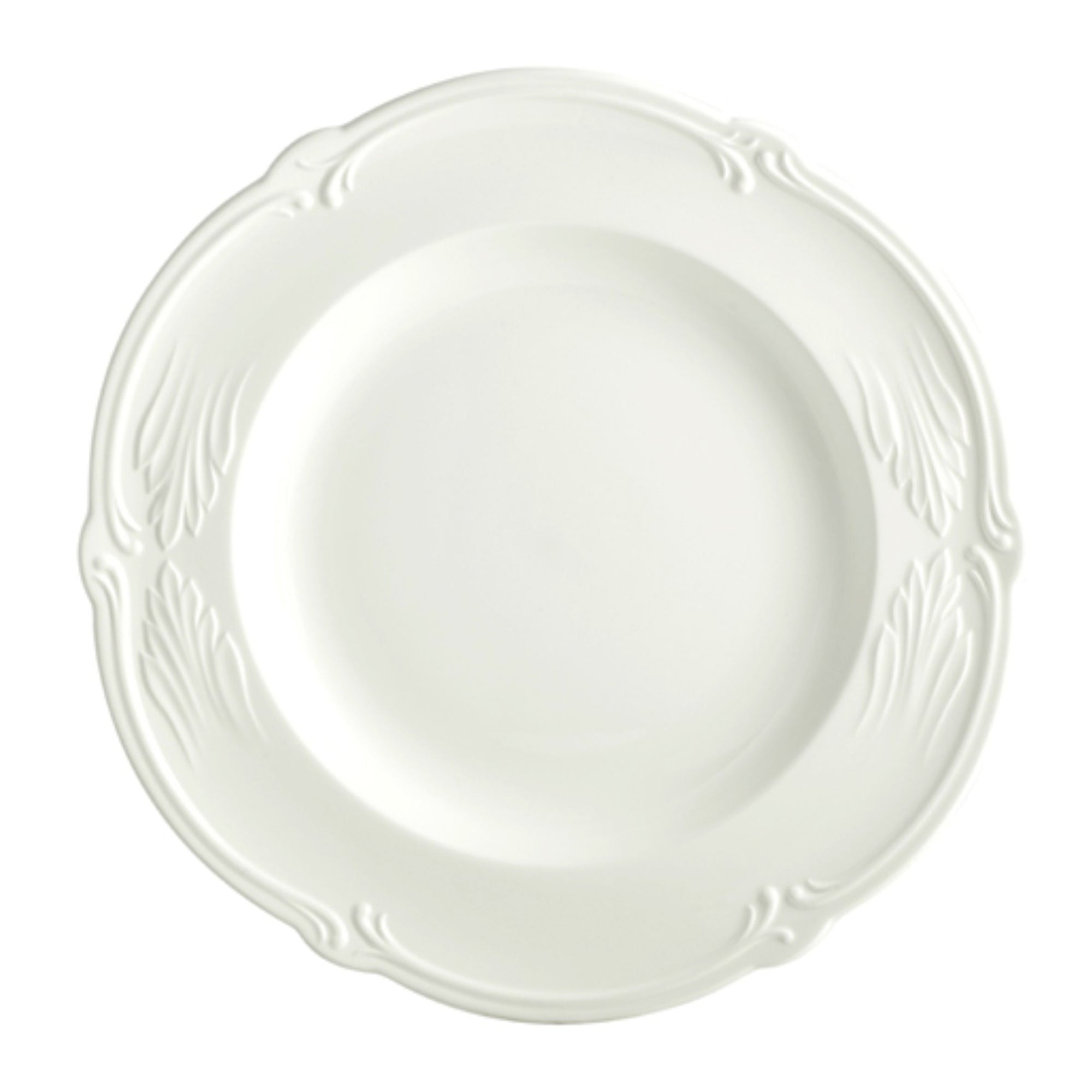 Plat creux Rocaille - Blanc