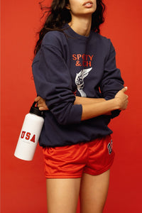 Sweatshirt Torch imprimé - Navy