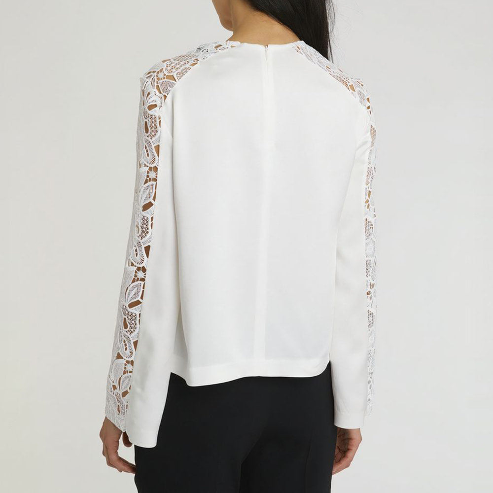 Long-sleeved blouse - Off-white