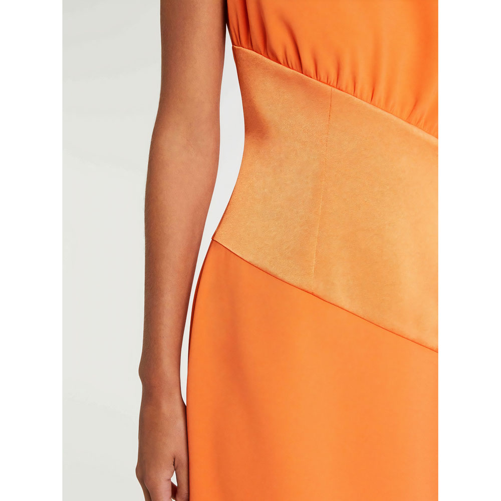 Ceremonial maxi dress - Orange
